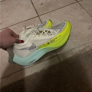 Nike Women's Running Shoes - White and Yellow